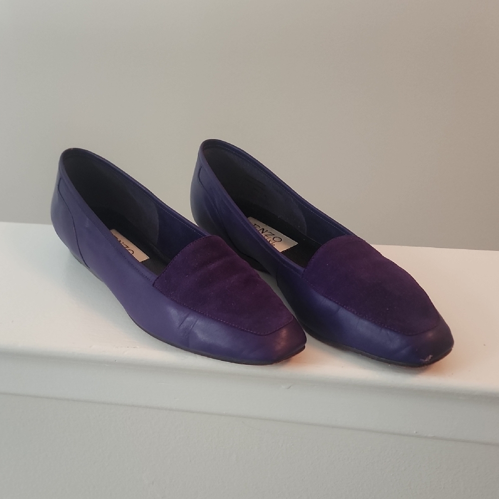 Enzo Angiolini Deep Purple Flats